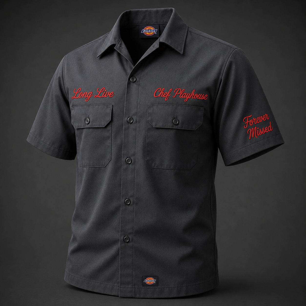 Custom Embroidered Portrait Dickie Shirt